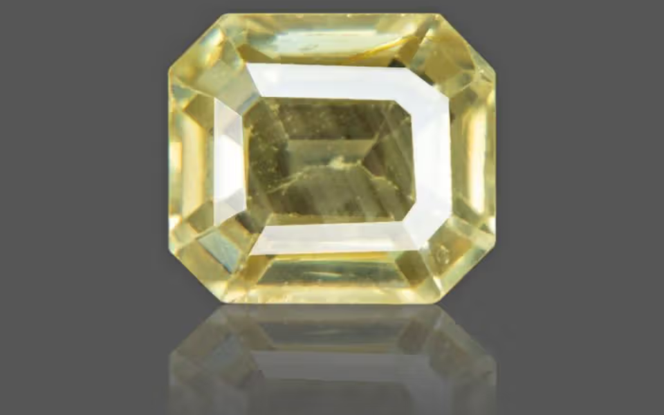 194 (7) Yellow Sapphire - 6.39 Carat - Image 1