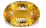 334.12ct Natural Yellow Citrine, Oval Cut, 52.5x28 mm