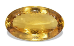 377.29ct Natural Yellow Citrine, Oval Cut, 61.6x37 mm