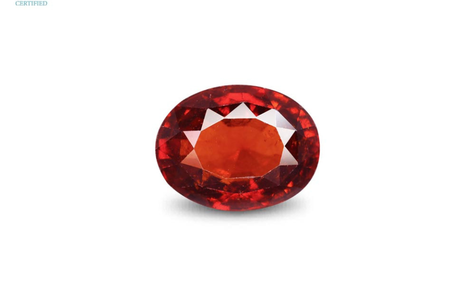 500 (27) Hessonite (Gomed) - 8.15 Carat - Image 1