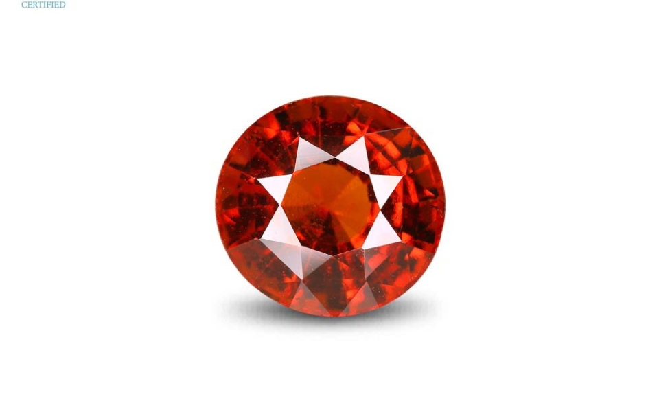 500 (38) Hessonite (Gomed) - 6.09 Carat - Image 1