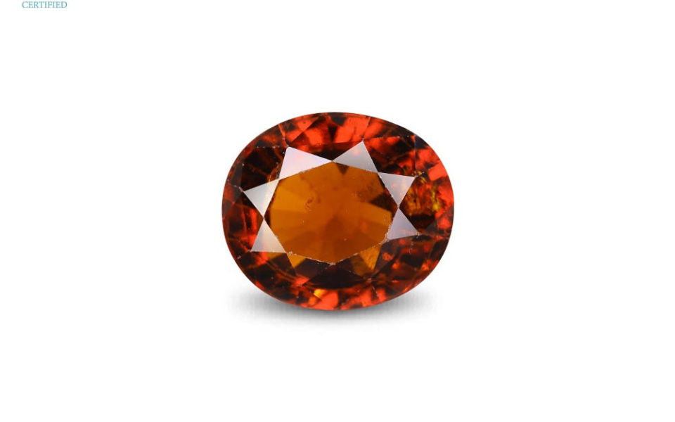 500 (42) Hessonite (Gomed) - 6.9 Carat - Image 1