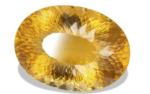 334.12ct Natural Yellow Citrine, Oval Cut, 52.5x28 mm - Image 2
