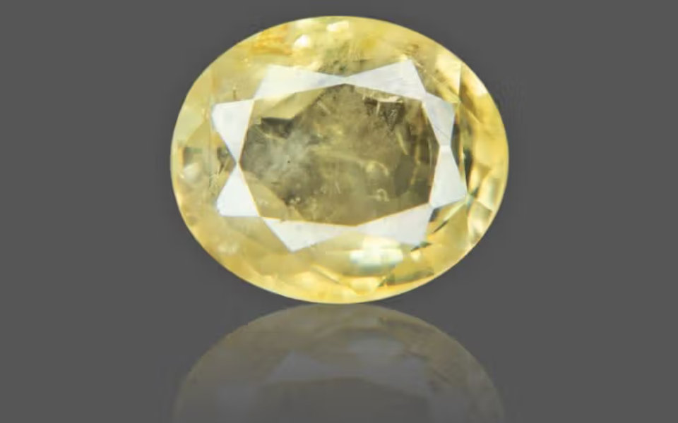 76 Yellow Sapphire - 5.98 Carat - Image 1