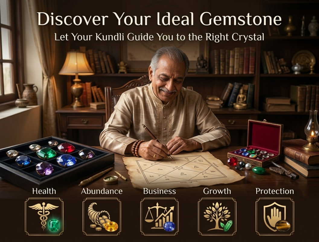 Discover you ideal gemstone: Let your kundali guide you to right crystal