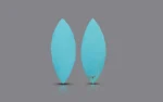 Turquoise Pair - 54.75 Carats - Image 3