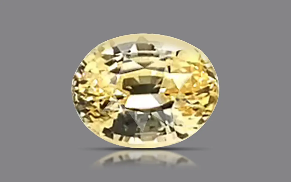 gp132057-1-231123 Yellow Sapphire 8x6 MM - 2.06 Carats - Image 1