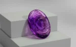 Lord Shiv Carving in Amethyst - 120.72 Carats - Image 4
