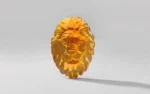 Lion Carving in Citrine - 29.34 Carats