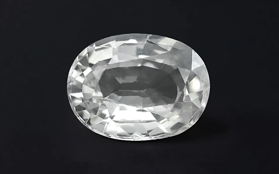 gp160759-1-180626 White Sapphire 9x7 MM - 2.38 Carats - Image 1