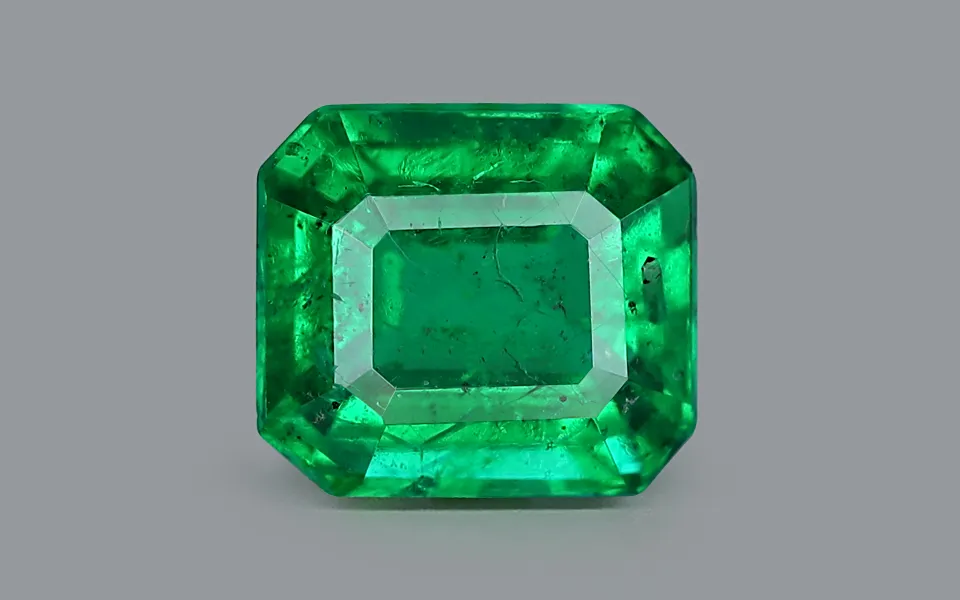 gp90842-1-300625 Minor Oil Vivid Green Emerald - 1.44 Carats - Image 1