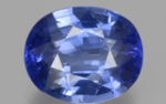 5.96ct Natural Blue Sapphire, Oval Cut, 12.1x9.9 mm