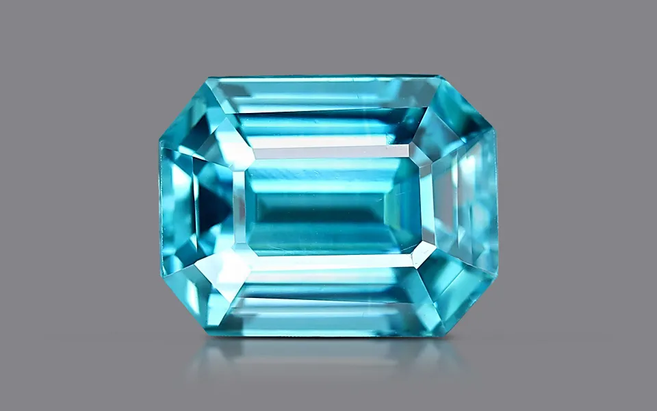gp105668-1-061022 Blue Zircon 9X7 MM - 4.32 Carats - Image 1