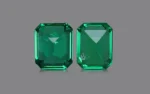 No Oil Emerald Pair - 0.45 Carats - Image 3
