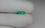 No Oil Emerald Pair - 0.45 Carats - Image 2