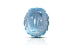 Lion Carving in London Blue Topaz - 41 Carats