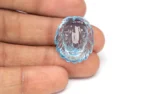Lion Carving in London Blue Topaz - 41 Carats - Image 2